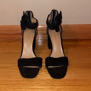 Tommy Hilfiger High Heel Strap Sandal - Suede - Size 8.5